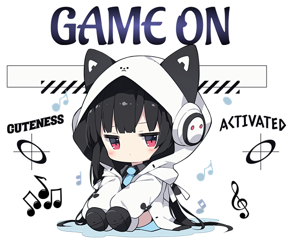 Game On Cute Anime Girl